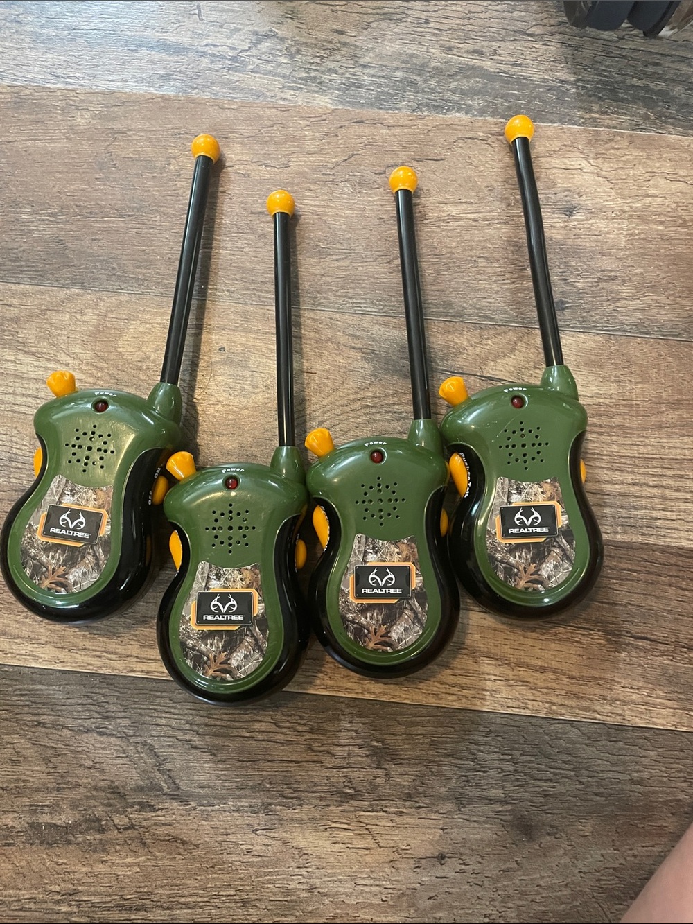 Realtree Green Camo and Yellow Walkie Talkie Set